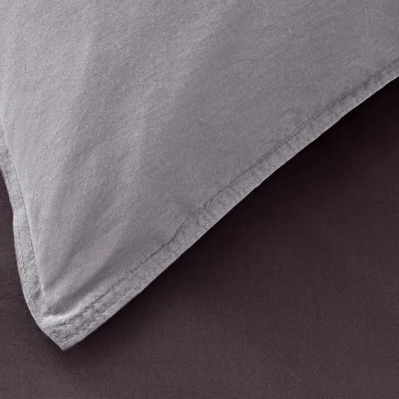 Soft Washed Recycled Cotton Standard Pillowcase Pair 2