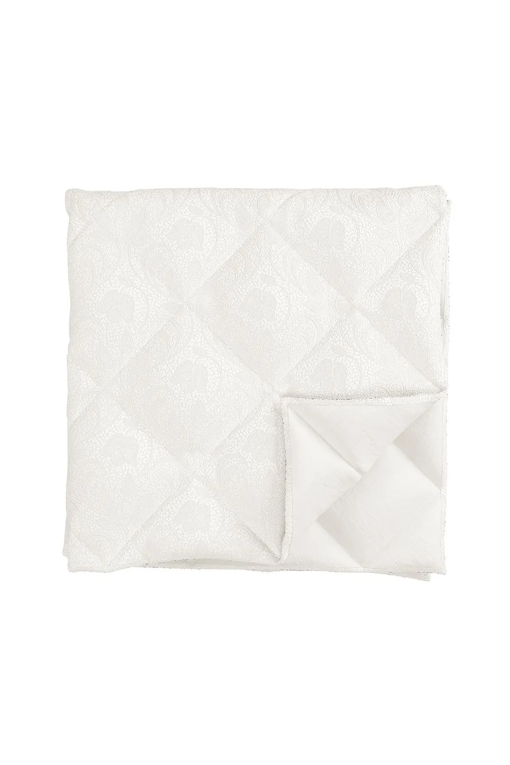 1951 'Ashleigh' Jacquard Bedspread in White