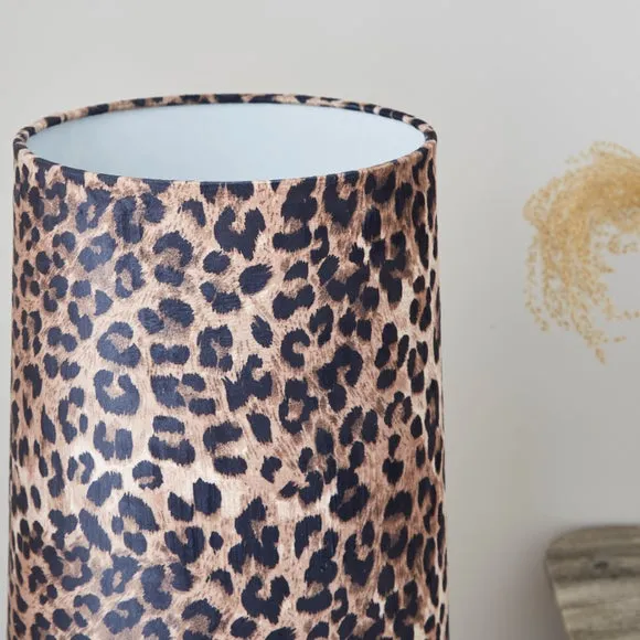 Leopard Print Fabric Floor Lamp 3