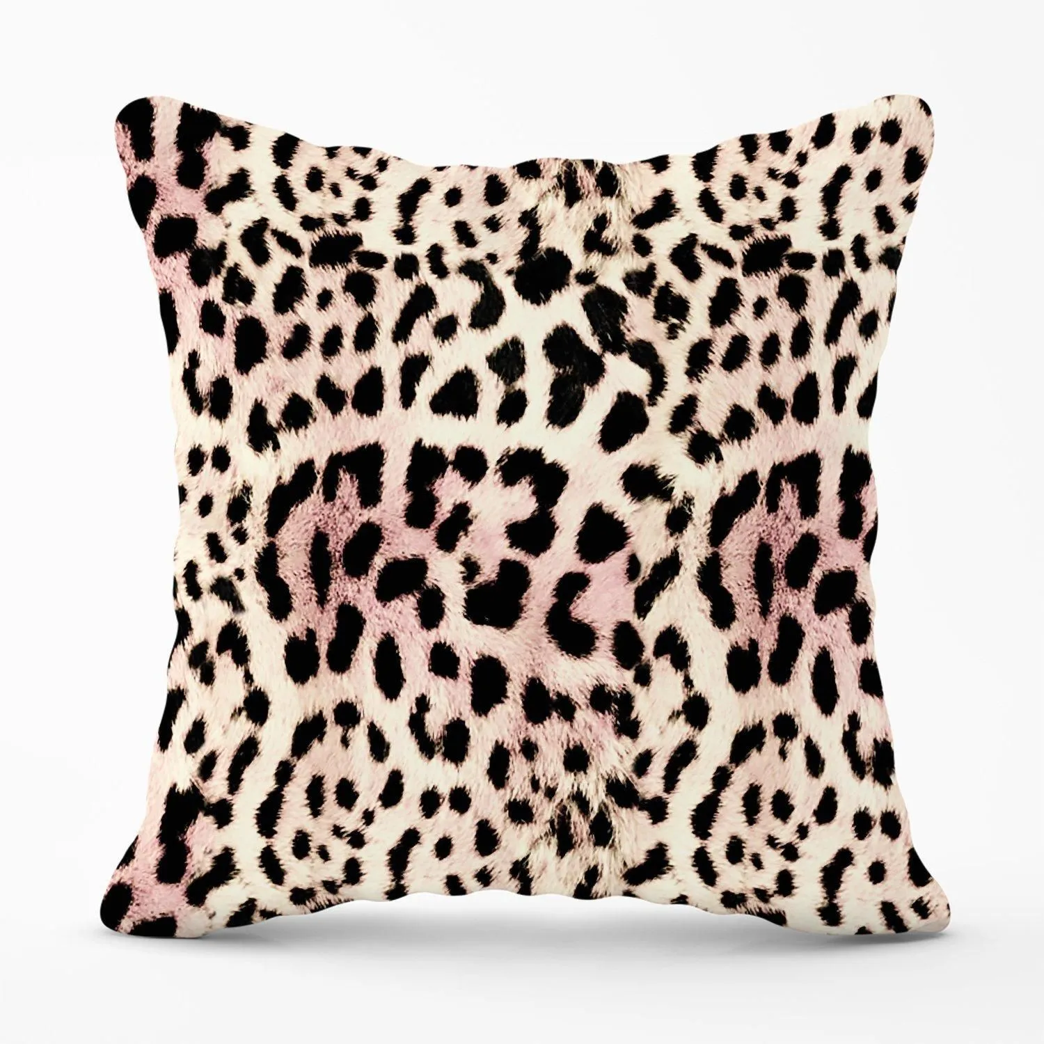 Warren Reed - Designer Leopard Hide Outdoor Cushion in Brown