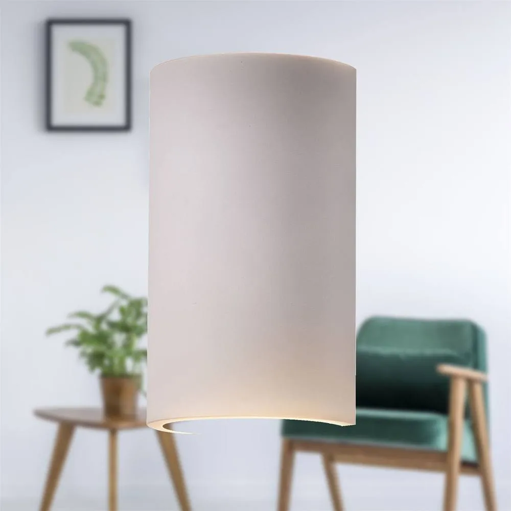 First Choice Lighting Evie - White Plaster GU10 Wall Light 4