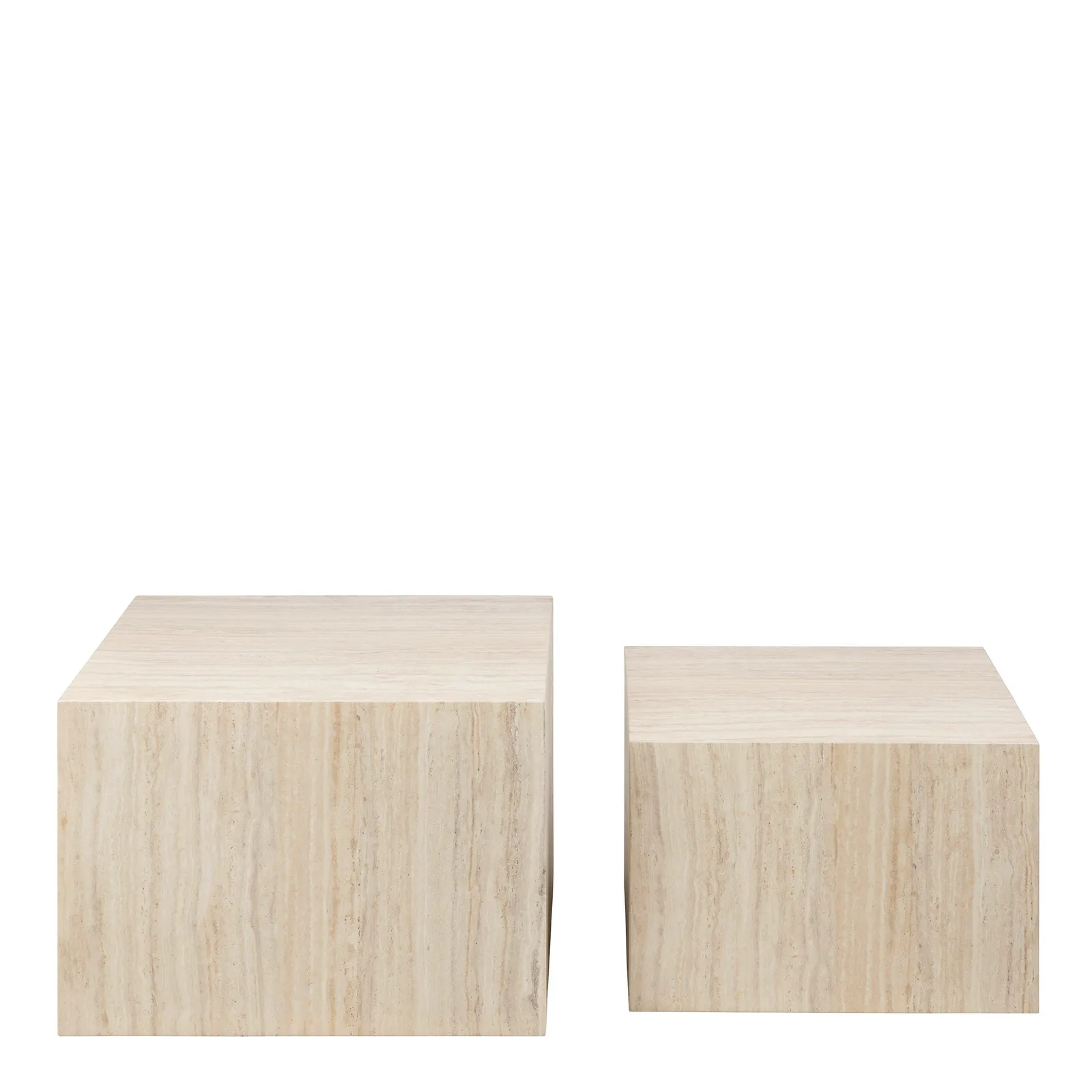 Furniture To Go Dice Coffee Table Set in Light Oak 2