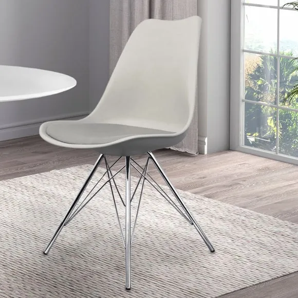 Fusion Living Soho Plastic Dining Chair 1