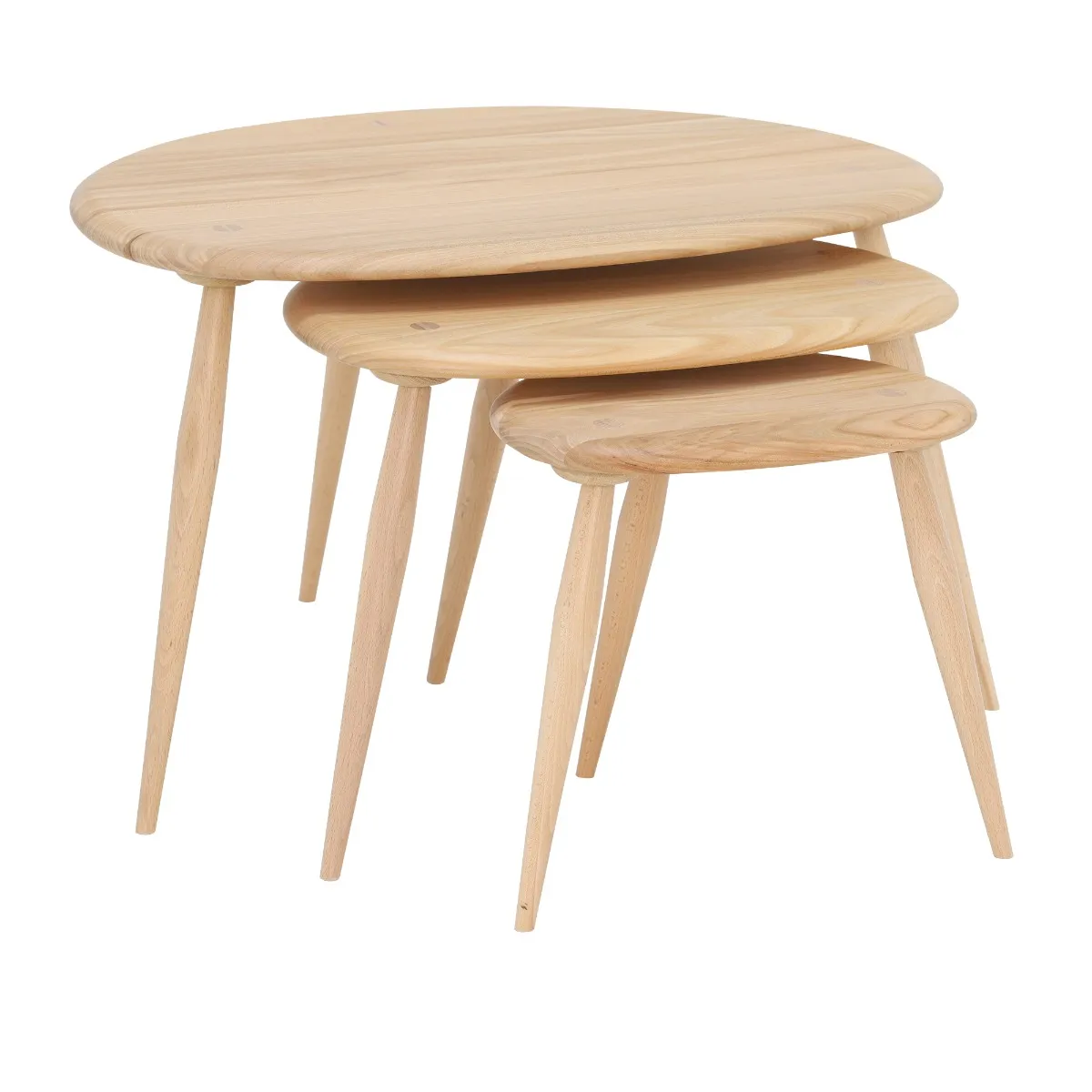 Ercol Collection Pebble Nest of Tables