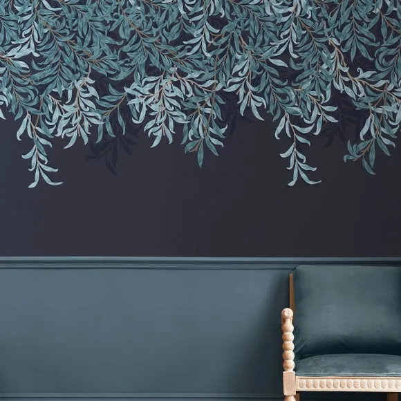 William Morris Willow Bough Wall Mural 1