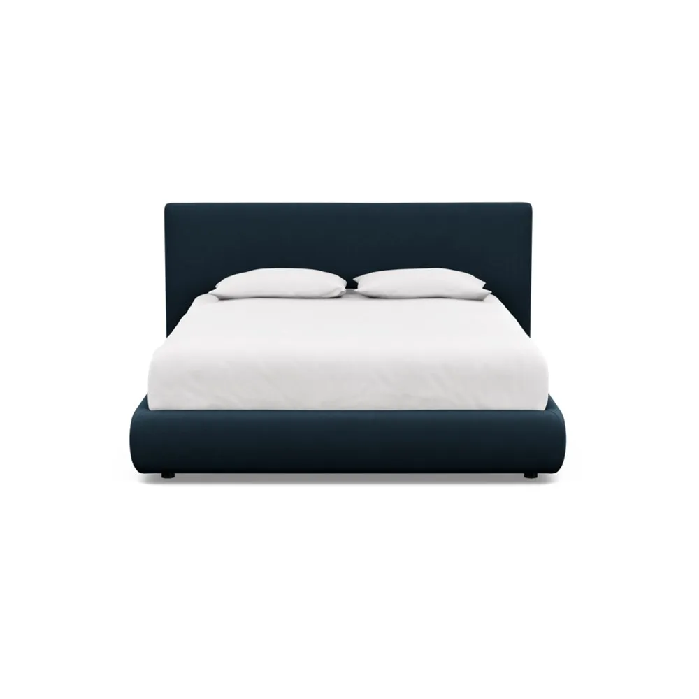 Heal's Alba Storage Bed King Siena Cotton Deep Sea 1