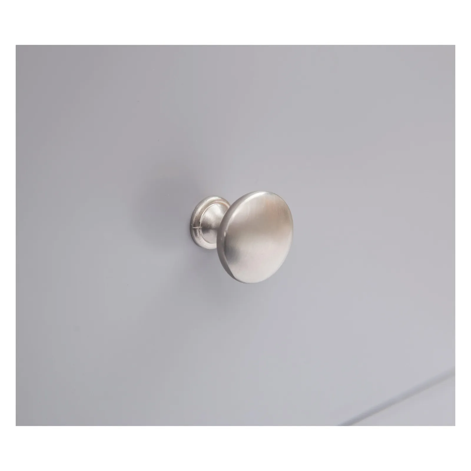 Cabinet Bits Rocca 3 Drawer Desk - Dressing Table Chrome Knob in Grey 5