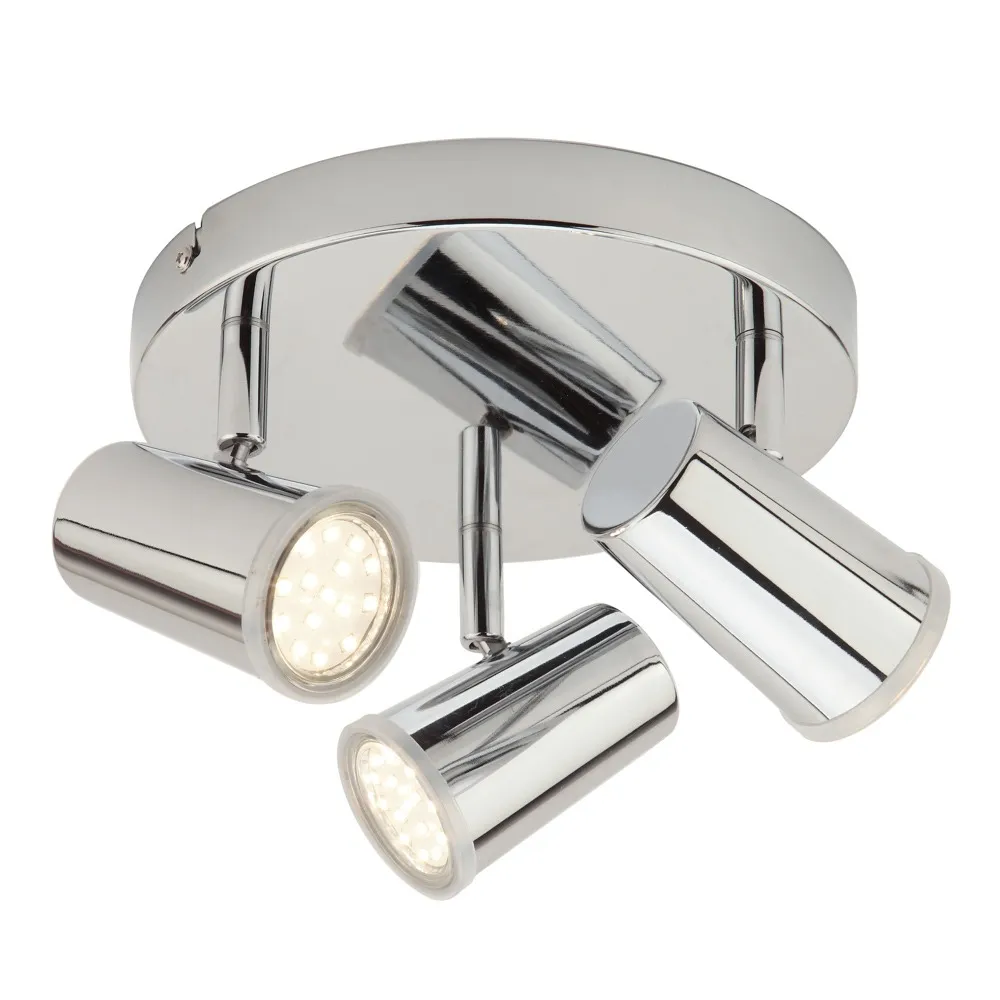 Frida Bathroom Ceiling Spotlight Plate, Chrome 1