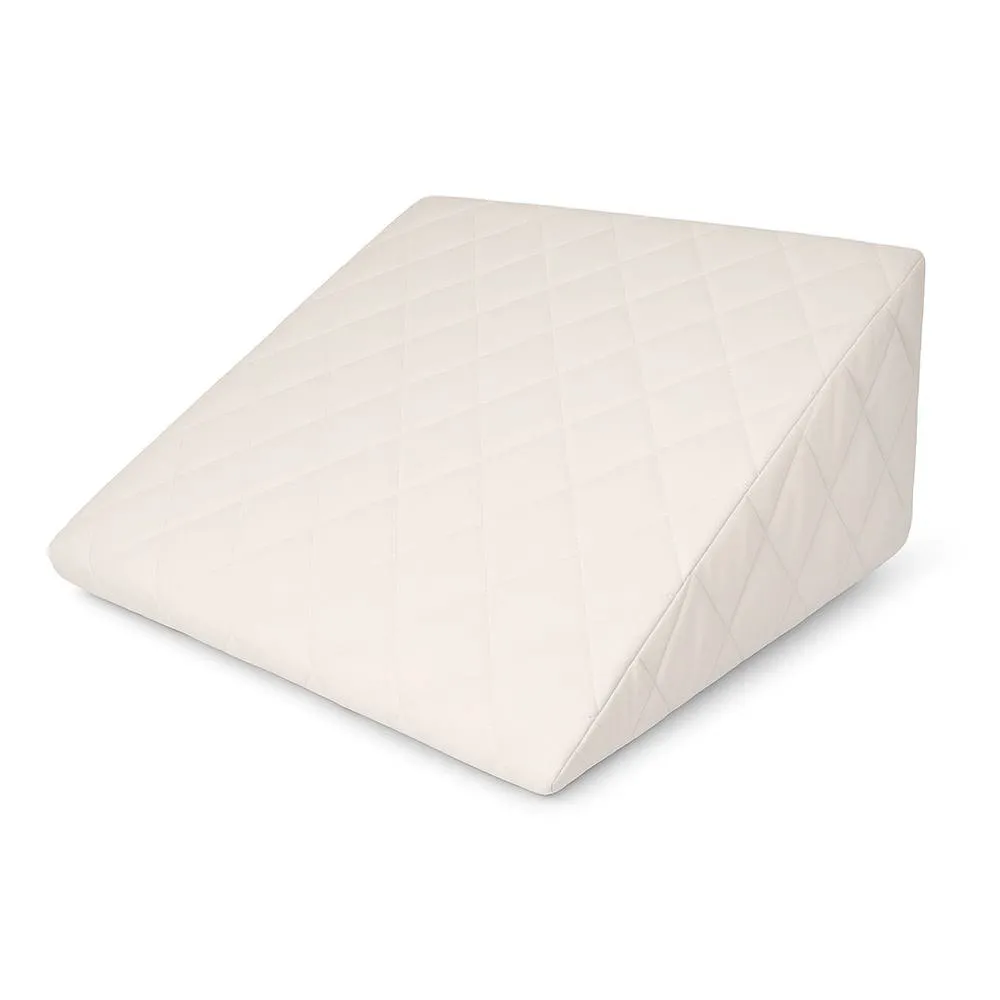 Nordara Back Support Reflux Support Bed Pillow in White | Size: Single