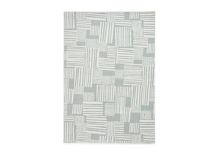 Blocks Rug - 80cm-x-150cm - Sage