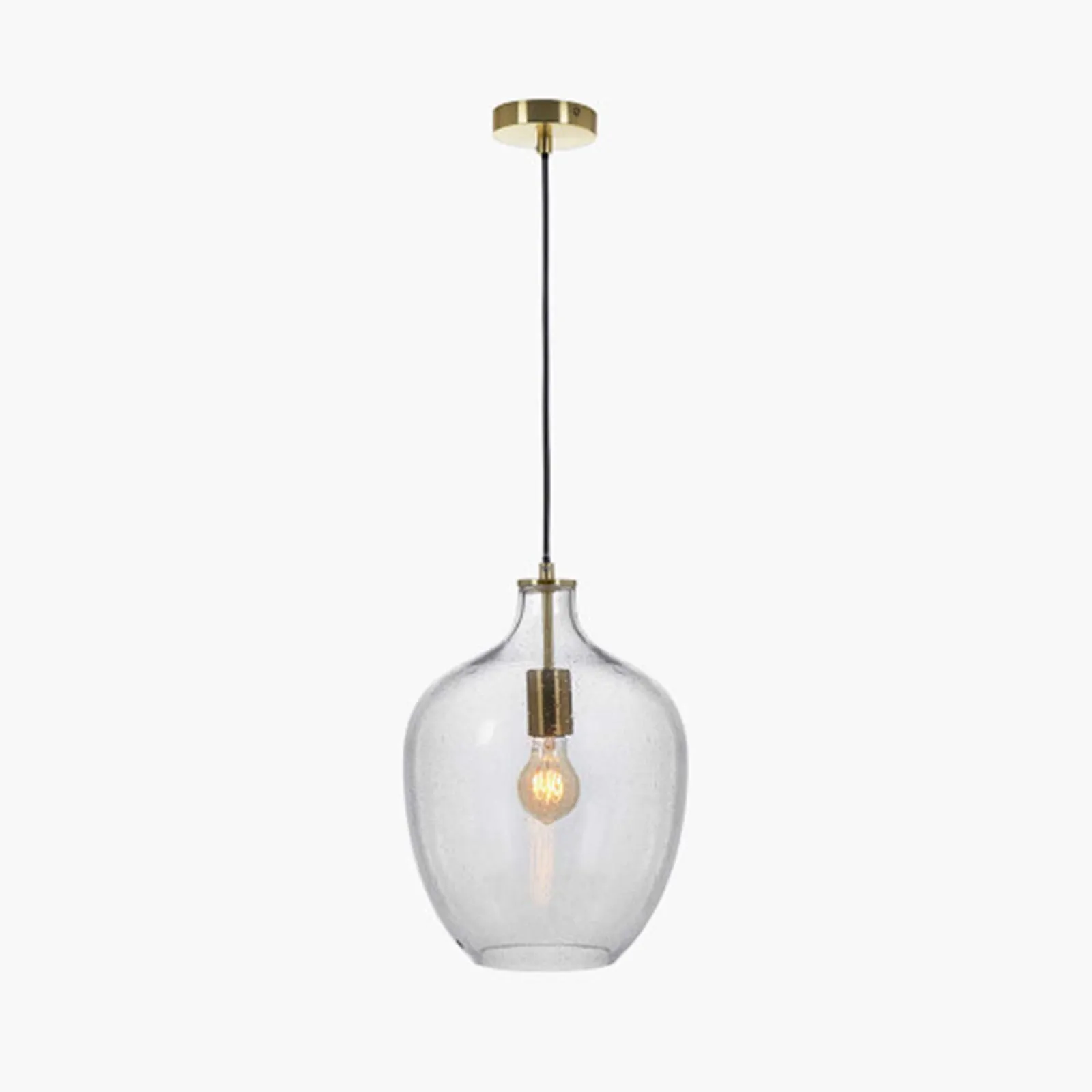 Bubble Glass Pendant Light, Gold | Barker & Stonehouse 2