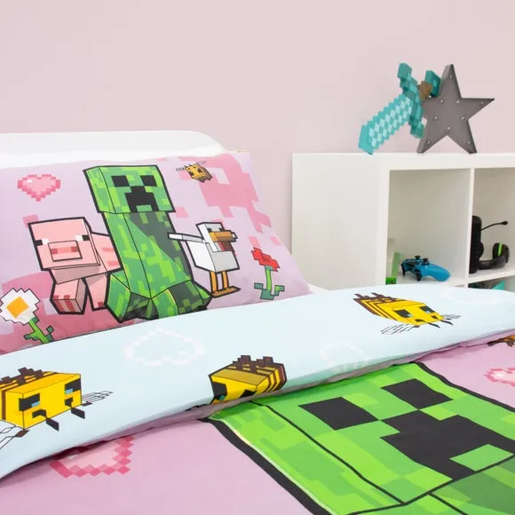 Minecraft Group Duvet Cover and Pillowcase Set 3