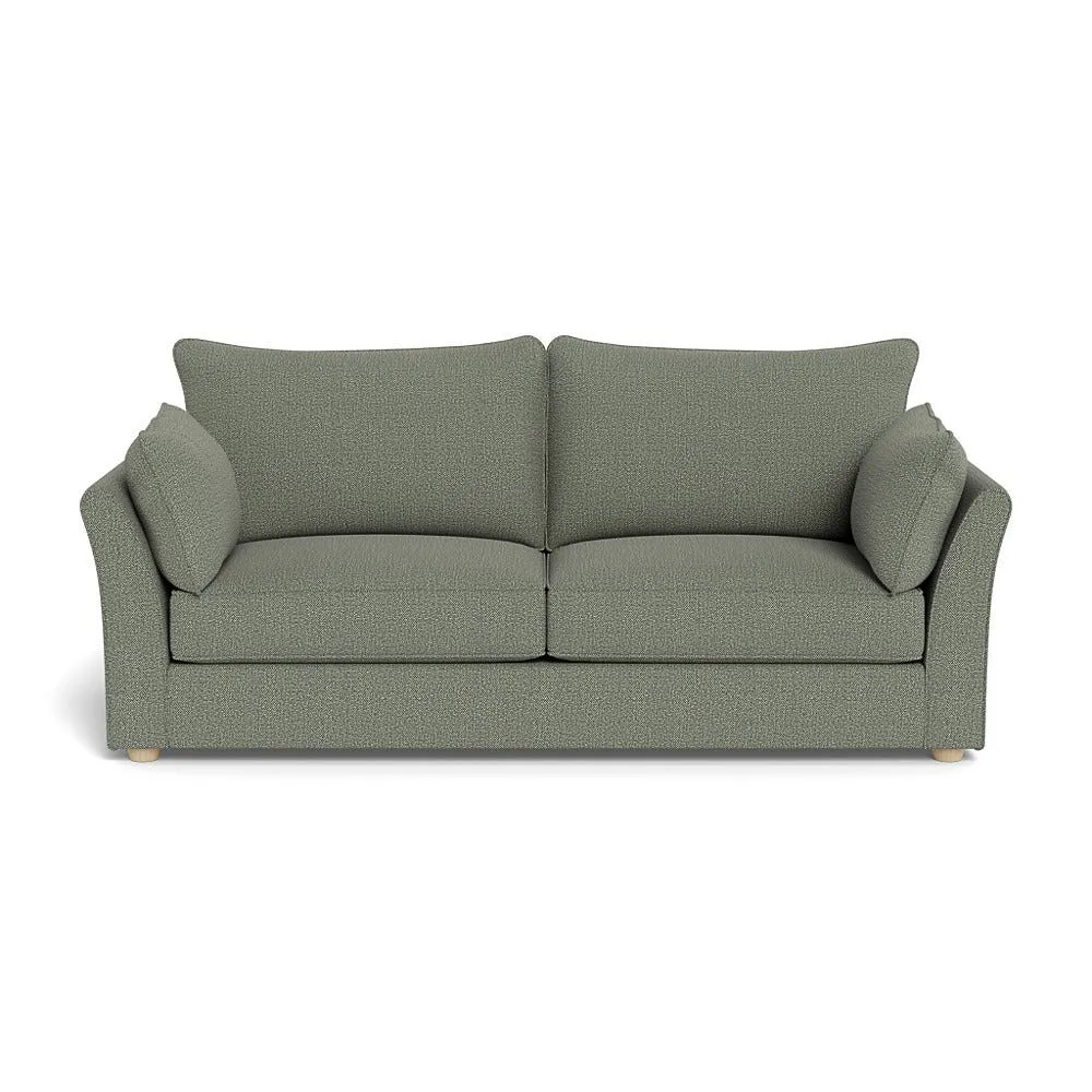 Heal's Tailor 4 Seater Sofa Boucle Tweed Lapis Natural Beech Feet 1