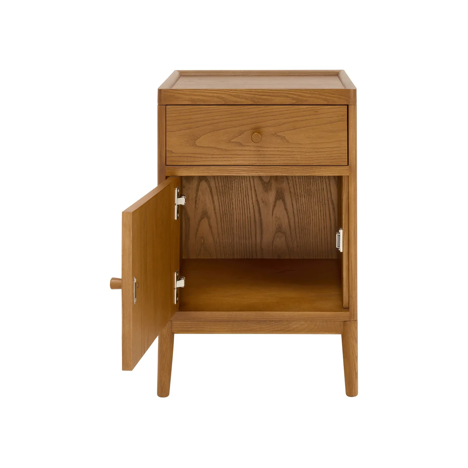 Ercol Salina Bedside Cabinet, Neutral Wood | Barker & Stonehouse 4
