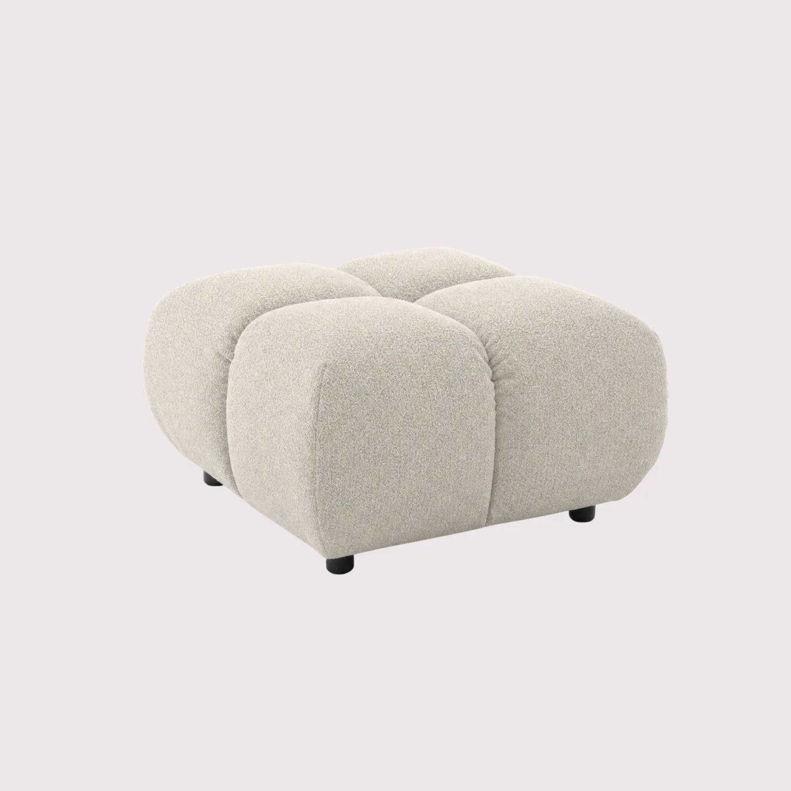Bryce Stool Square Shaped - 73X73Cm, Neutral Fabric | Barker & Stonehouse 1