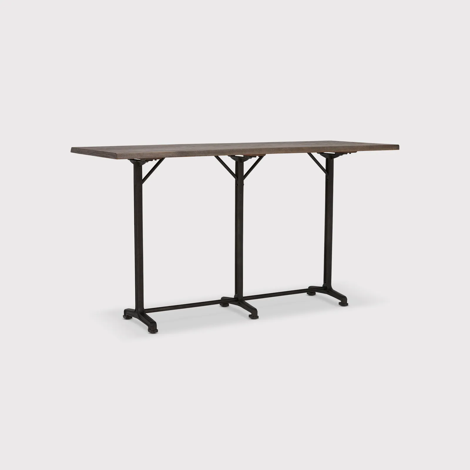 Tennyson Bar Table 200x80cm, Brown Oak | Barker & Stonehouse
