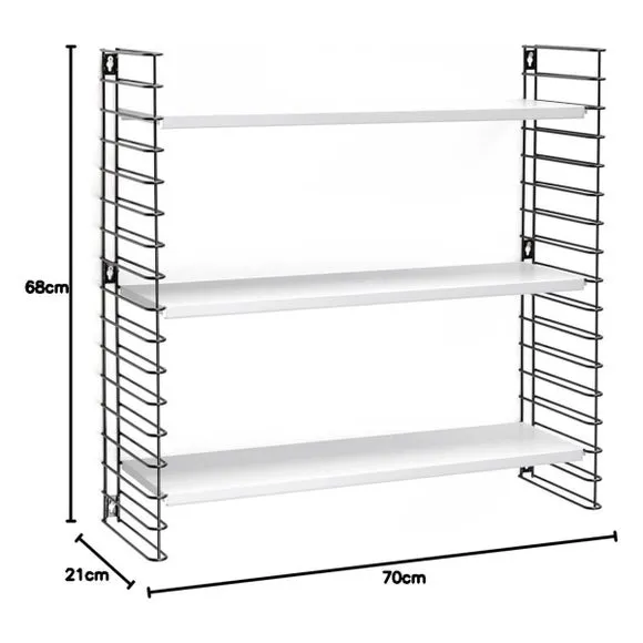 Metaltex Libro 3 Tier Shelving Unit 3