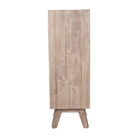 Pacific Kalmar 4 Drawer Chest, Natural Acacia 4