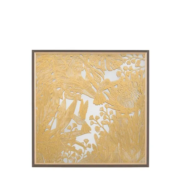 Cedar and Sage Bird Study 2 Mirrored Wall Art 4