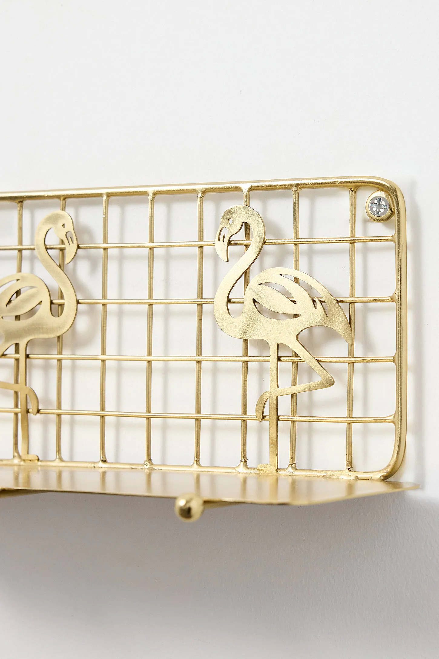 Flamingo Shelf - Gold 3
