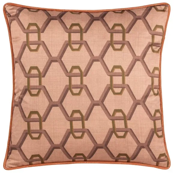 Paoletti Carnaby Chain Polyester Square Cushion 2