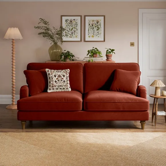 Beatrice II Velvet 3 Seater Sofa