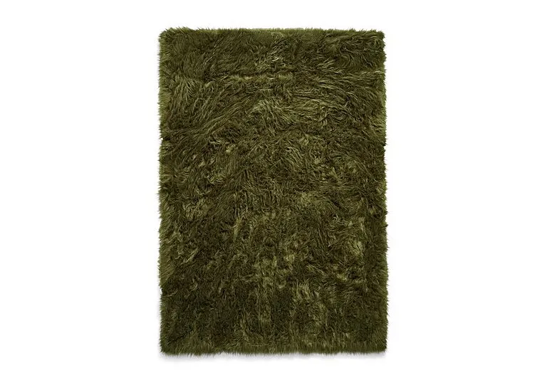 Alpine Plush Rug - 60cm-x-120cm - Olive