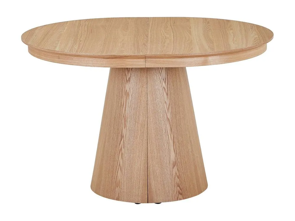 Vente-unique Extendable Dining Table for 4 To 10 People Ash Veneer - Light Natural in Light Oak 6