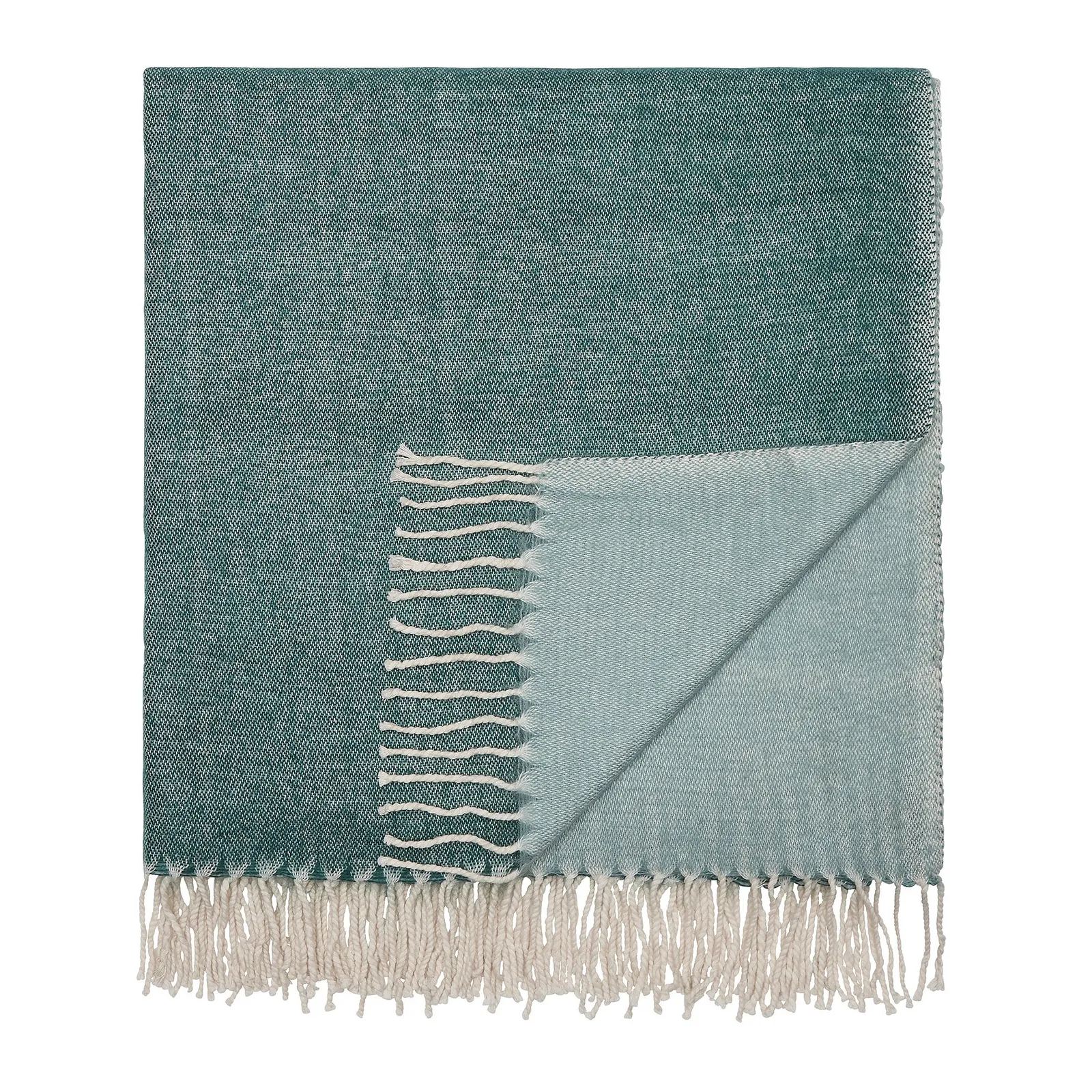 Clarissa Palm Leaf Forest Green Throw Forest (Green)