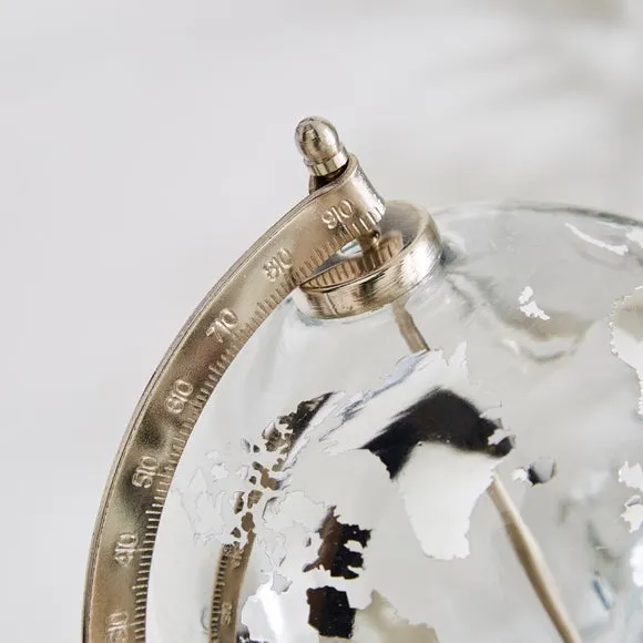 Chrome & Glass Globe 2