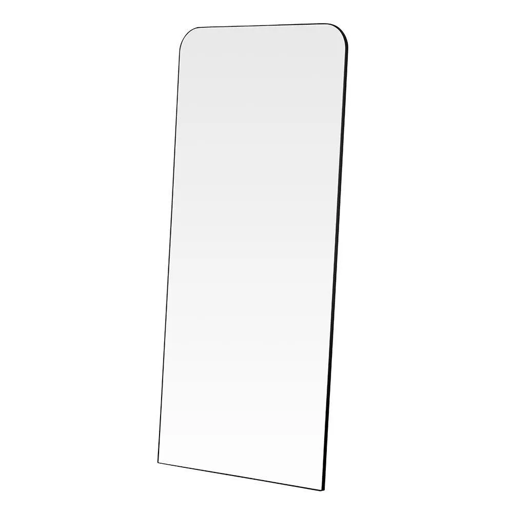 Yearn Mirrors Extra Large Black Curved corner Mirror 180x80cm 2