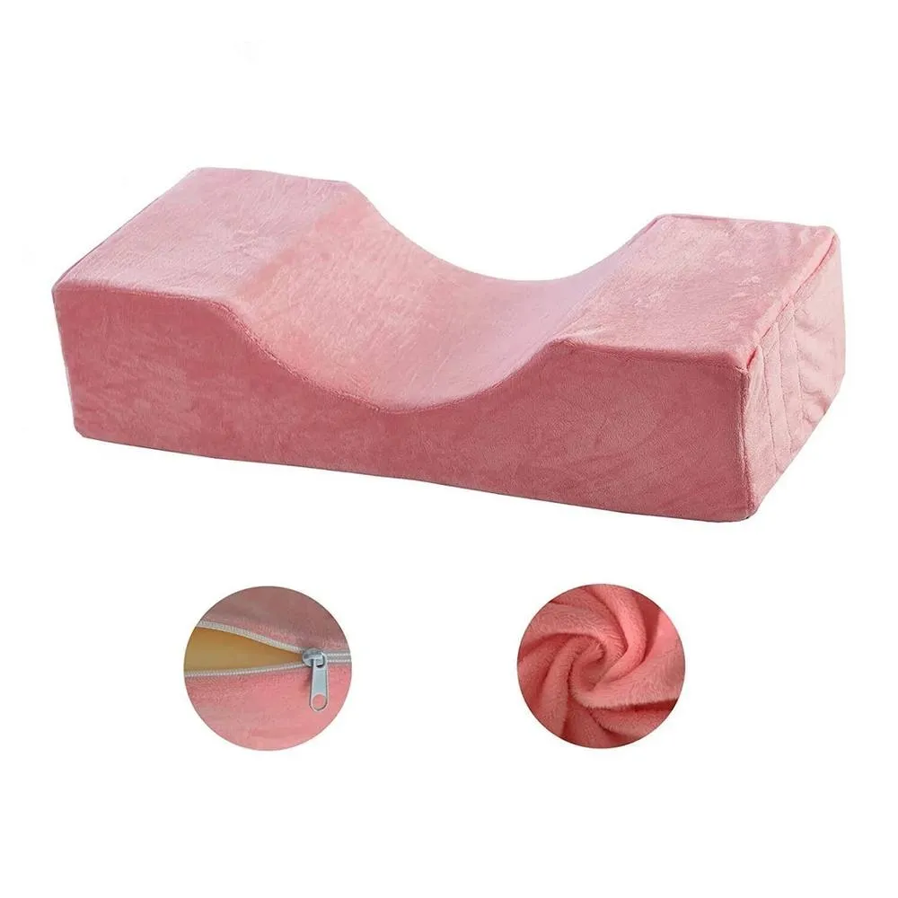 VOGREX Pink Professional Eyelash Extension Pillow Memory Foam