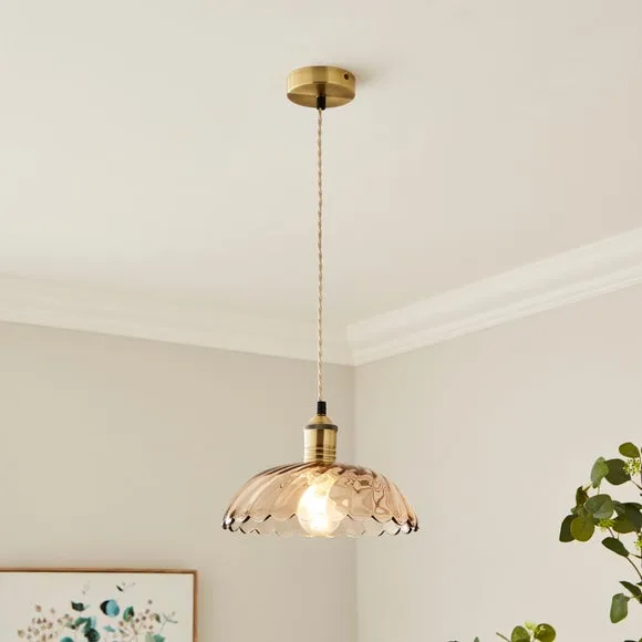 Lucille Gold Adjustable Pendant Light