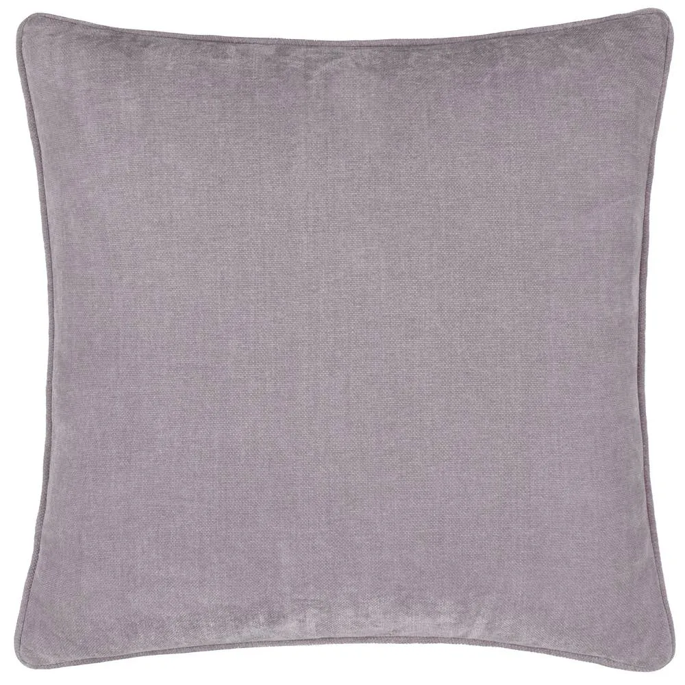 Yard Heavy Chenille Woven Piped Cushion in Mauve 2