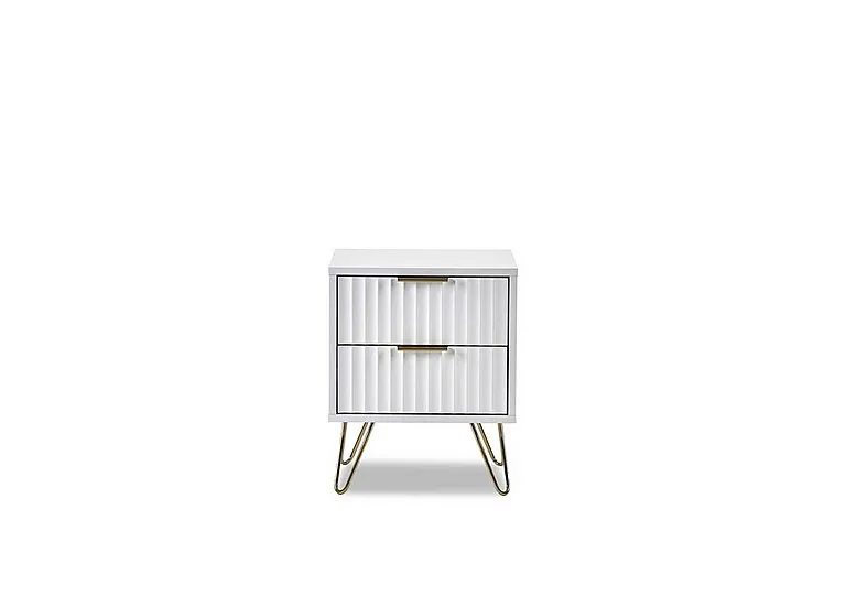 Elia 2 Drawer Bedside Cabinet