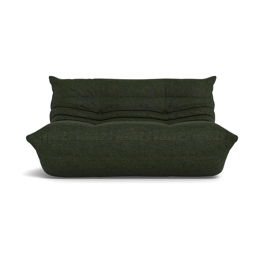 Ligne Roset Togo Small Settee in Capa Vert 1