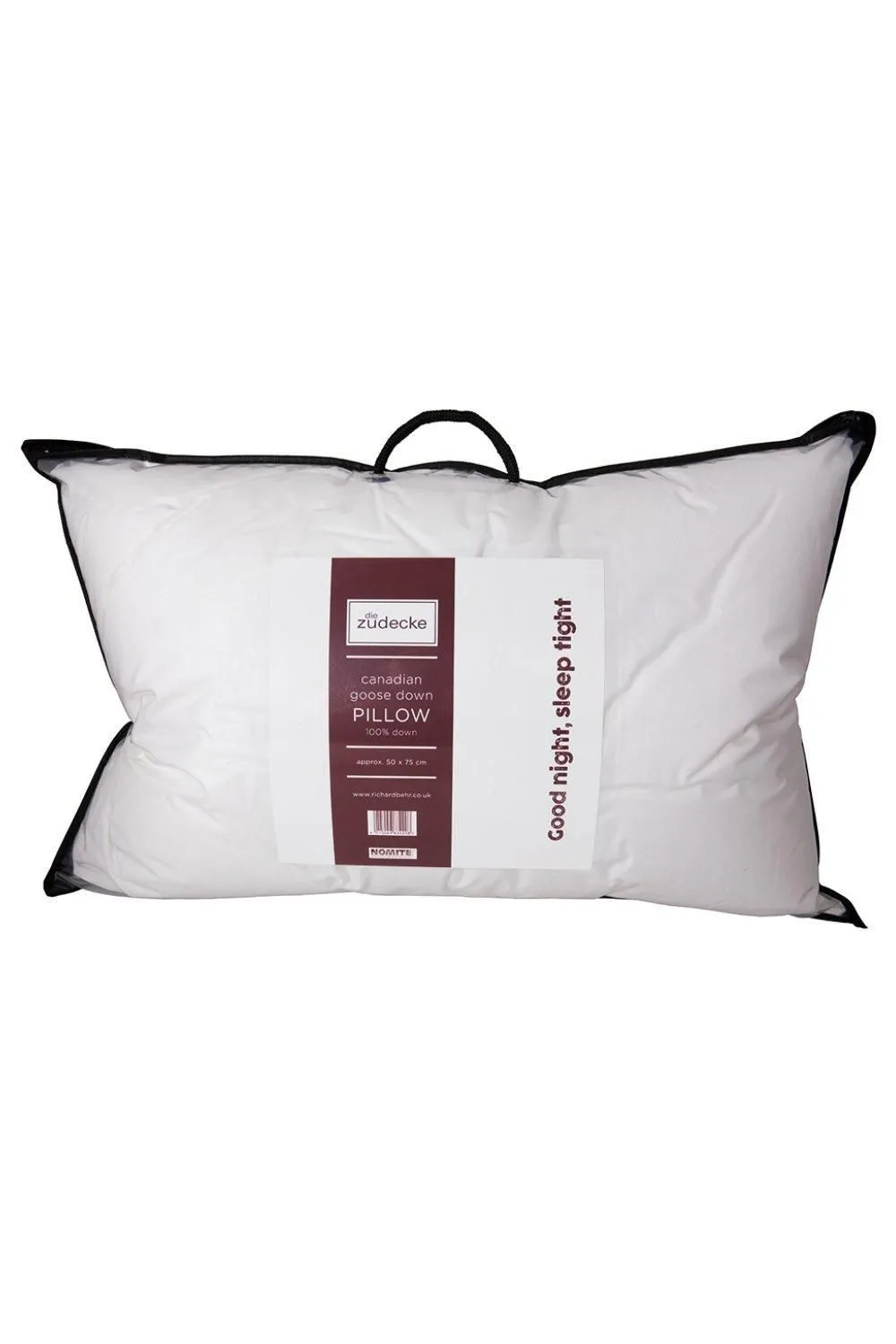 die zudecke Canadian Goose Down Pillow in White