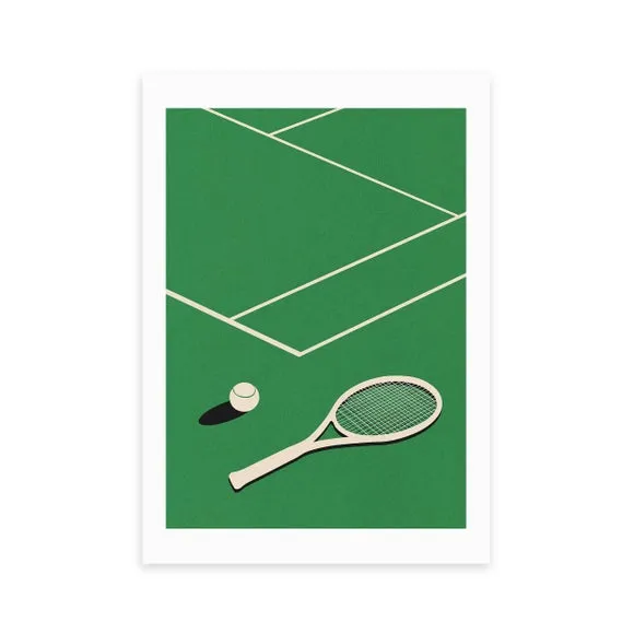 East End Prints Lawn Tennis Club Print by Rosi Feist 2