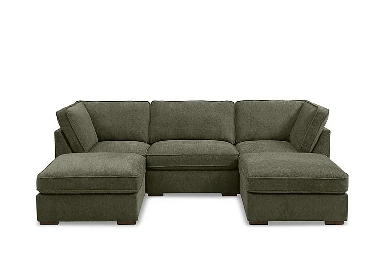 Emilia Standard Fabric U-Shaped Sofa - Sofas and Armchairs - In Time for Christmas