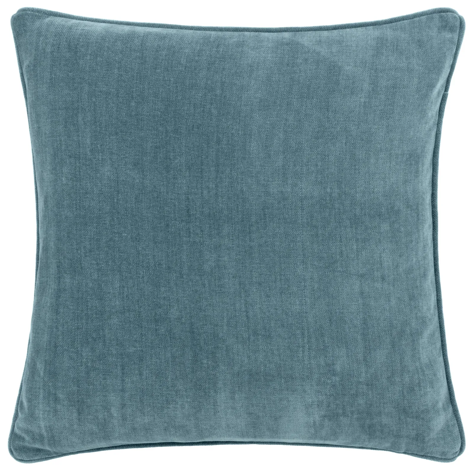 Yard Heavy Chenille Woven Piped Cushion in Blue 2