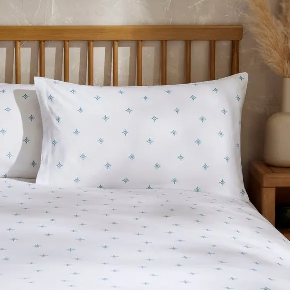Zarah Motif 100% Cotton Duvet Cover & Pillowcase Set 4