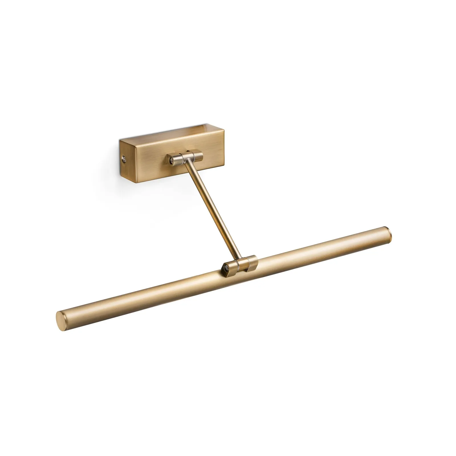 Netlighting Magritte LED Anitque Brass Picture Wall Light 8W in Yellow