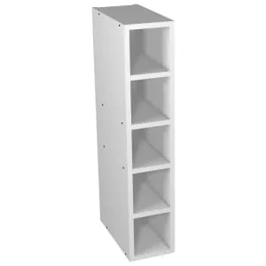 Wickes Fitted Furniture White Gloss Base / Wall Towel Storage Unit - 150 x 735mm
