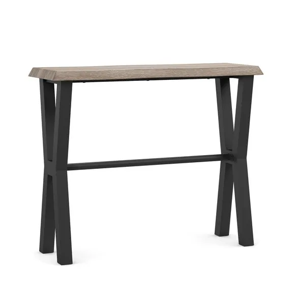 Ezra Console Table, Rustic Wood Effect 6