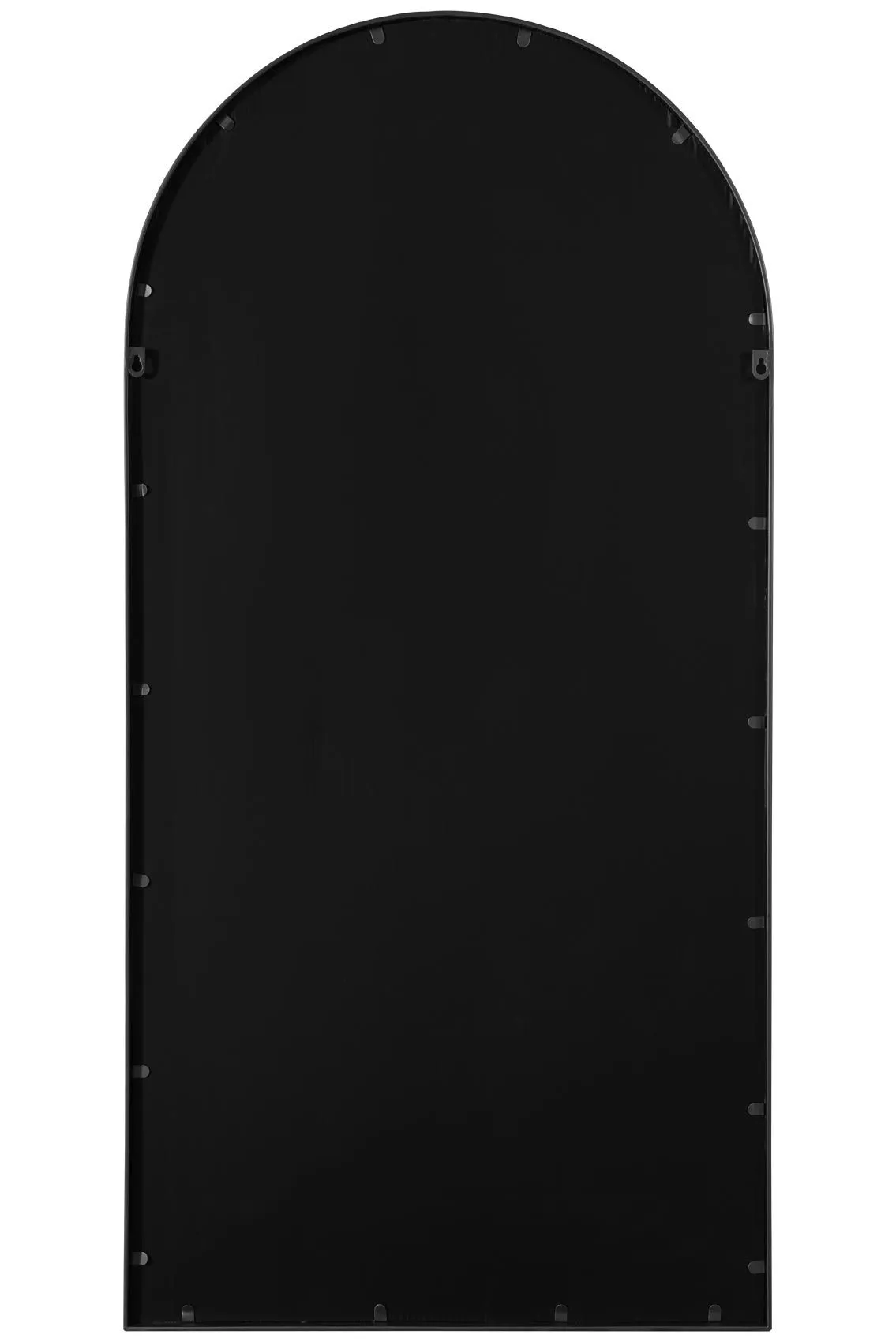 MirrorOutlet Black Framed Arched Leaner/Wall Mirror 55" X 27.5" (140CM X 70CM) 6