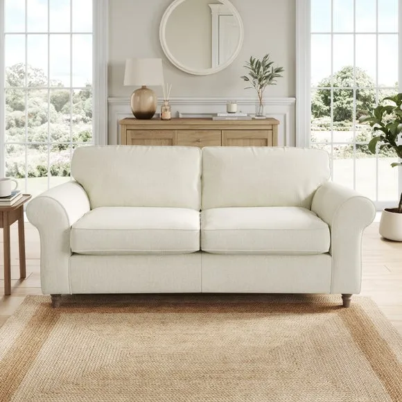 Flori Chunky Chenille 3 Seater Sofa 1