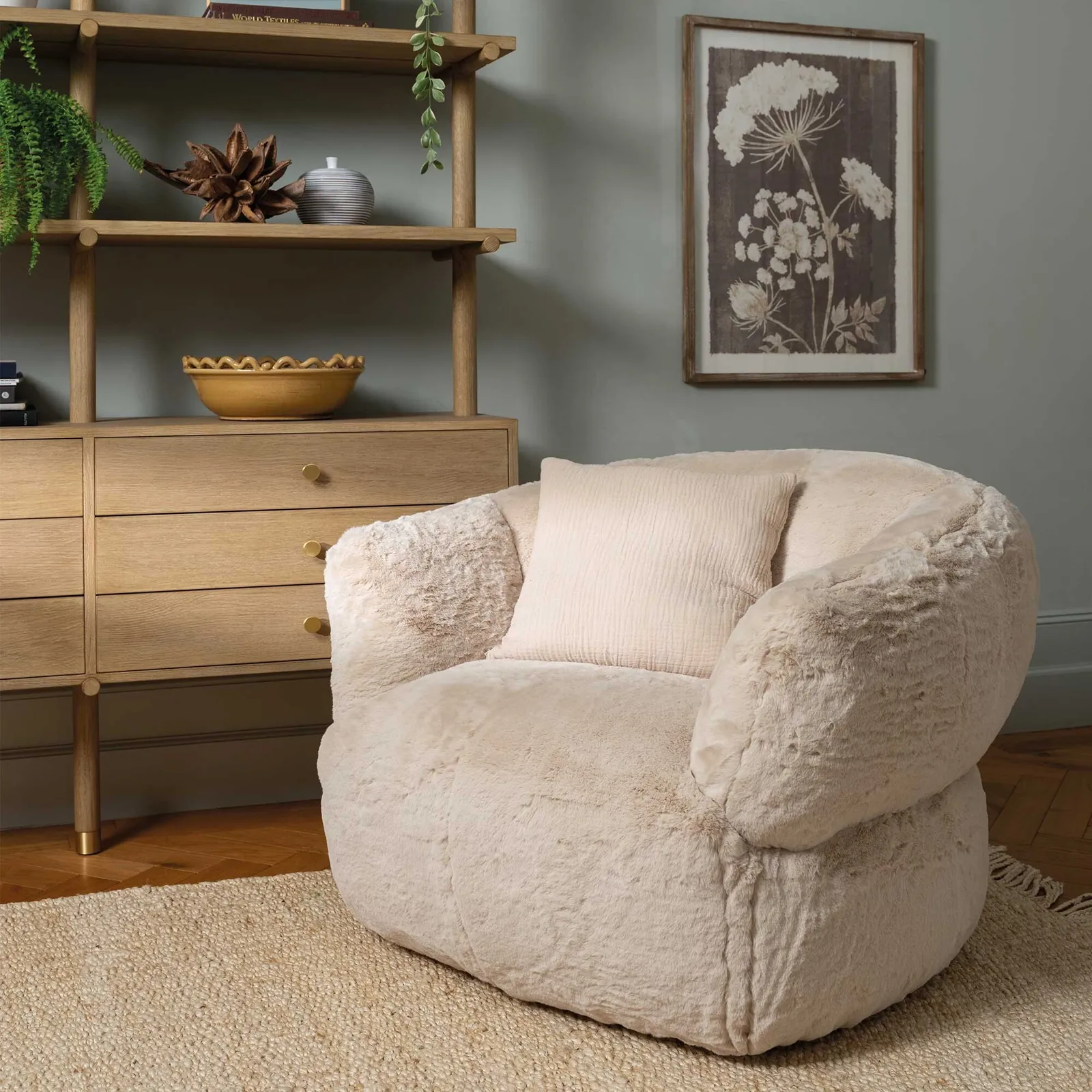 Rosalie Swivel Armchair, Neutral | Barker & Stonehouse 2