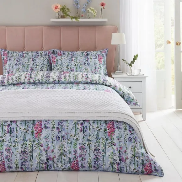 Dorma Country Garden 100% Cotton Duvet Cover and Pillowcase Set 4