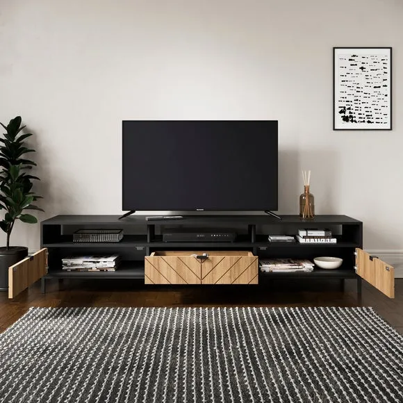 Nixon Extra Wide TV Unit for TVs up to 80" 2