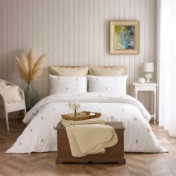 Dorma Charleton 100% Cotton Duvet Cover & Pillowcase Set